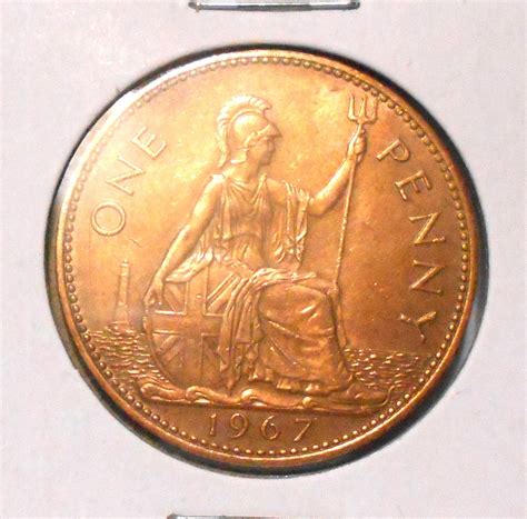 1967 uncirculated penny